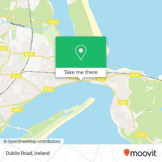 Dublin Road map