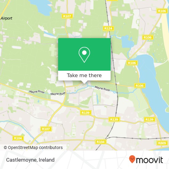 Castlemoyne map