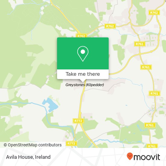 Avila House map