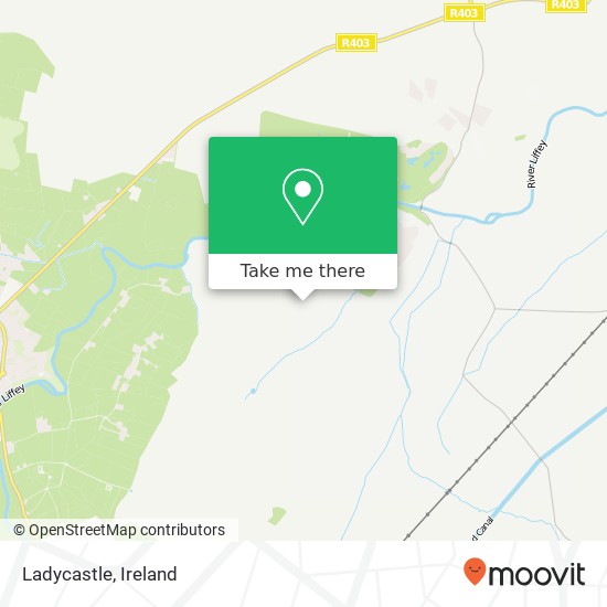 Ladycastle map