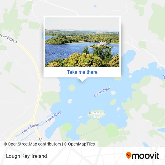 Lough Key map