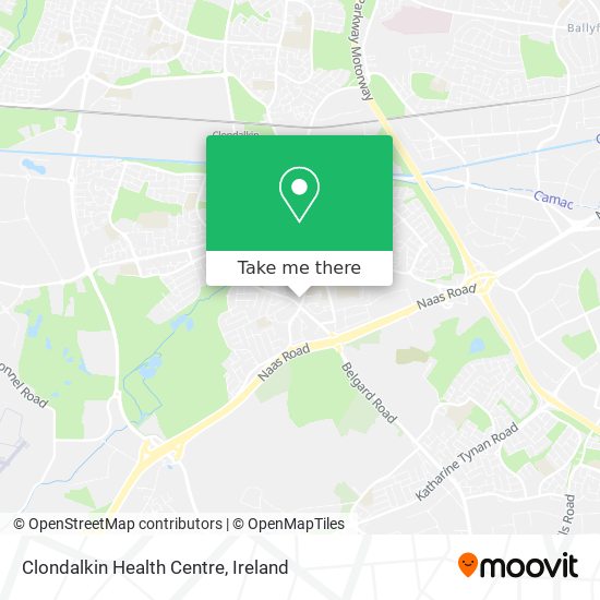 Clondalkin Health Centre map