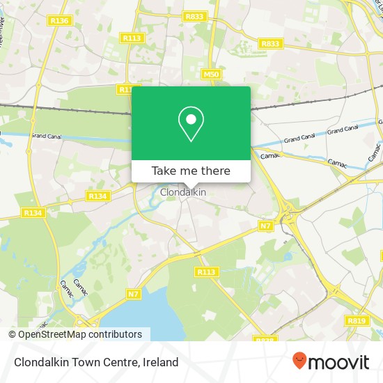 Clondalkin Town Centre map