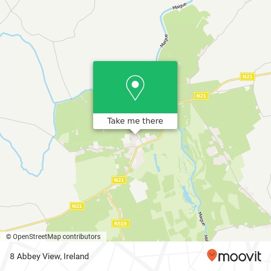 8 Abbey View map