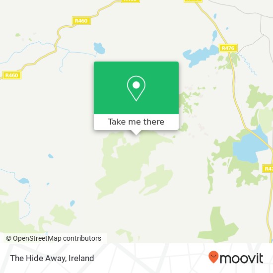 The Hide Away map