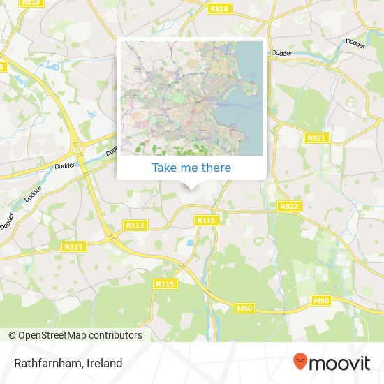 Rathfarnham map