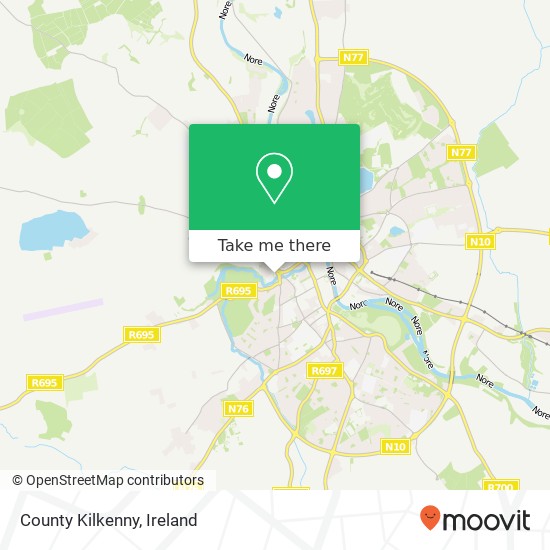 County Kilkenny map