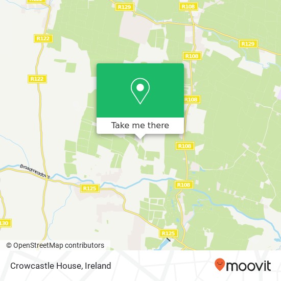 Crowcastle House map