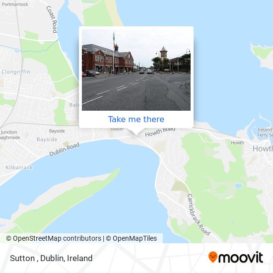 Sutton , Dublin map