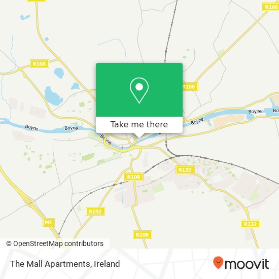 The Mall Apartments map