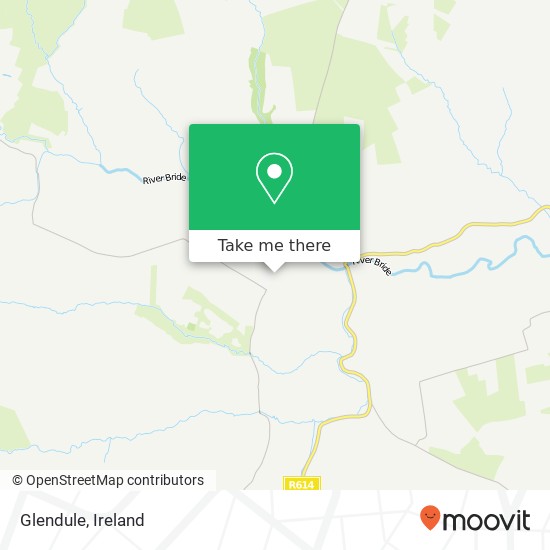 Glendule map