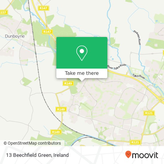 13 Beechfield Green map