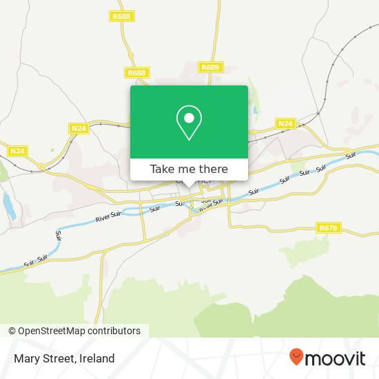 Mary Street map