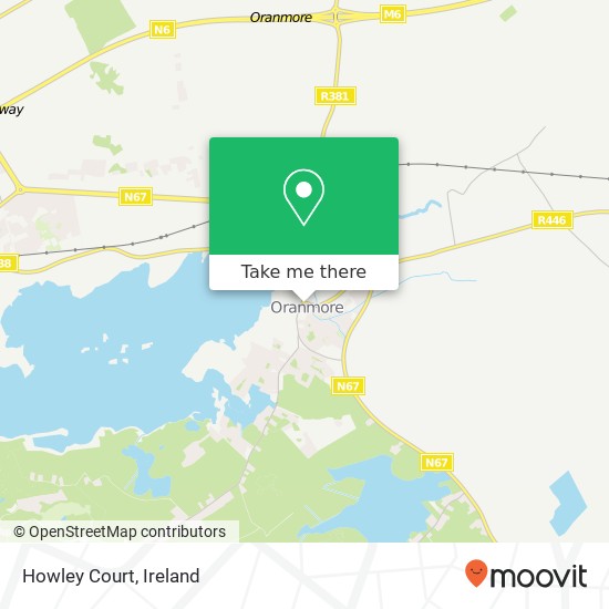 Howley Court map