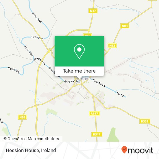 Hession House map