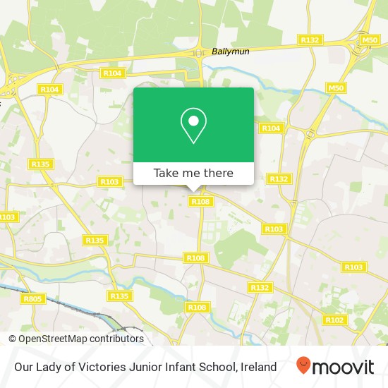 Our Lady of Victories Junior Infant School map