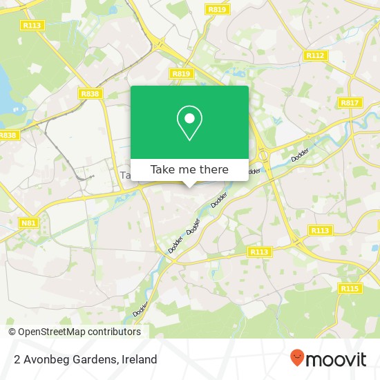 2 Avonbeg Gardens map