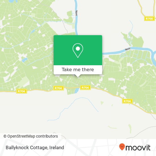 Ballyknock Cottage map