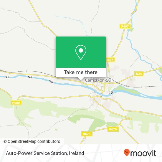 Auto-Power Service Station map