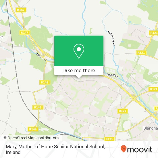 Mary, Mother of Hope Seniior National School map