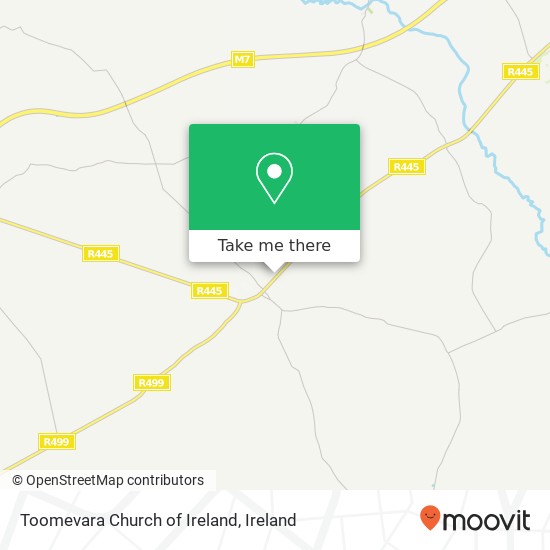 Toomevara Church of Ireland map