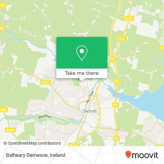 Balheary Demesne map