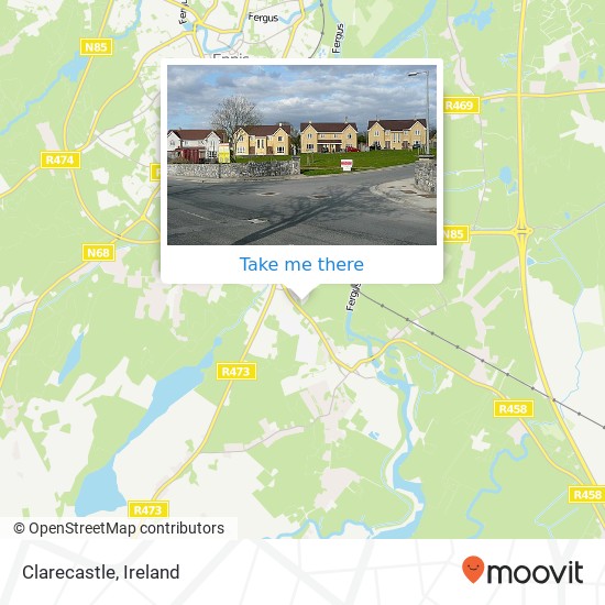 Clarecastle map