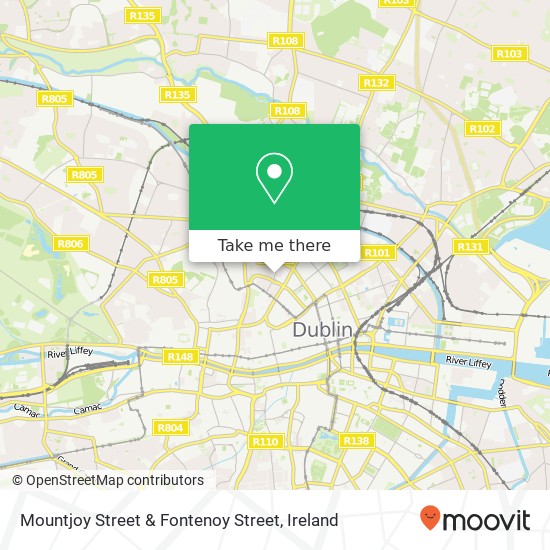 Mountjoy Street & Fontenoy Street map