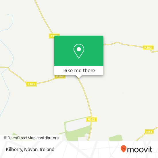 Kilberry, Navan map