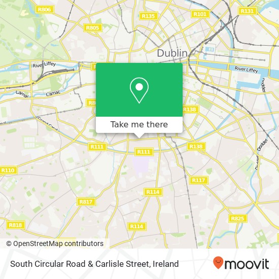 South Circular Road & Carlisle Street plan