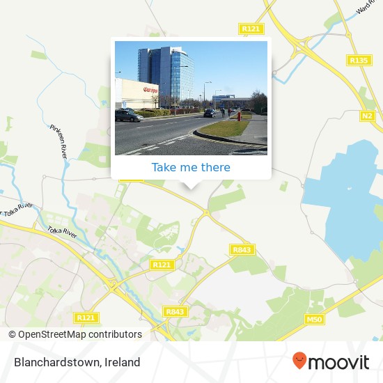 Blanchardstown map