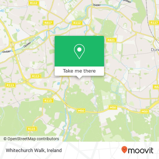 Whitechurch Walk map