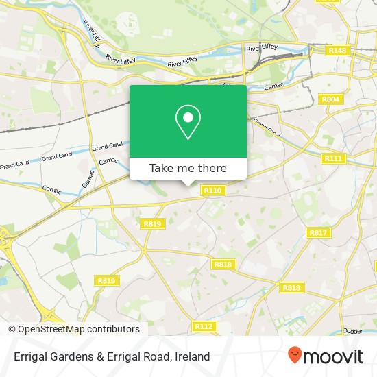 Errigal Gardens & Errigal Road plan