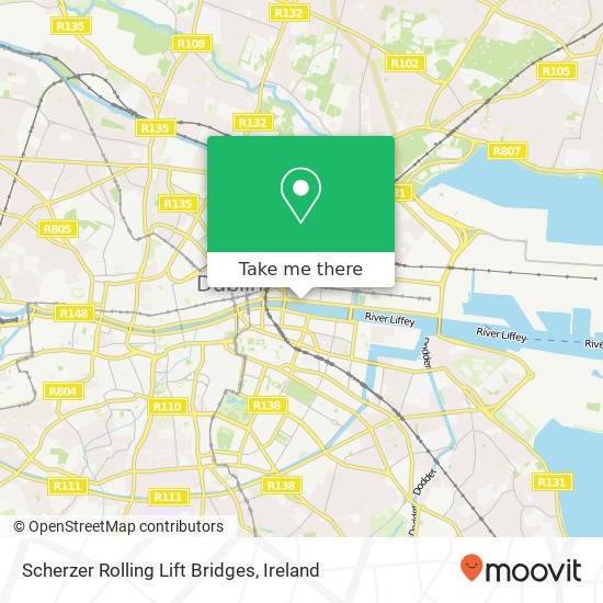Scherzer Rolling Lift Bridges map