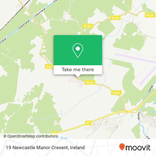 19 Newcastle Manor Cresent map
