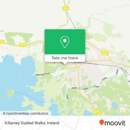 Killarney Guided Walks map