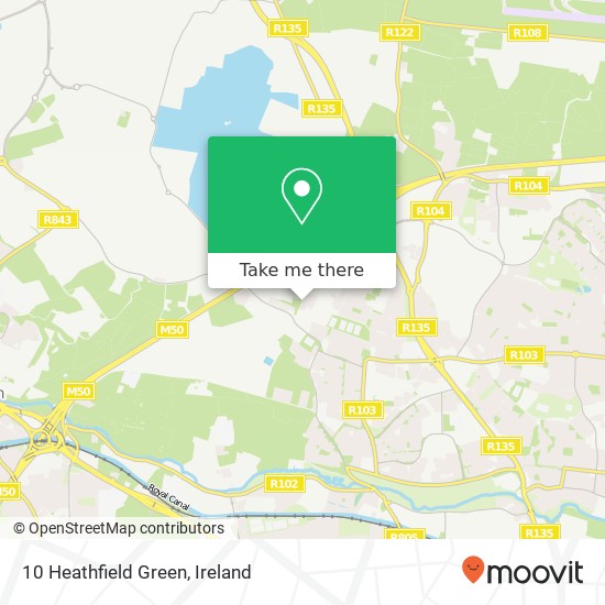 10 Heathfield Green map