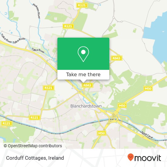Corduff Cottages map