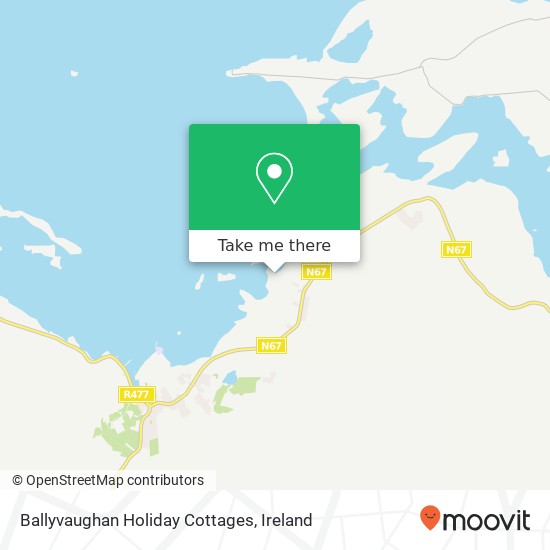Ballyvaughan Holiday Cottages map