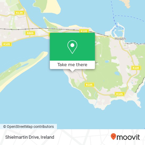 Shielmartin Drive map
