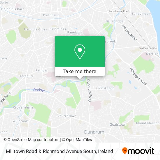 Milltown Road & Richmond Avenue South map