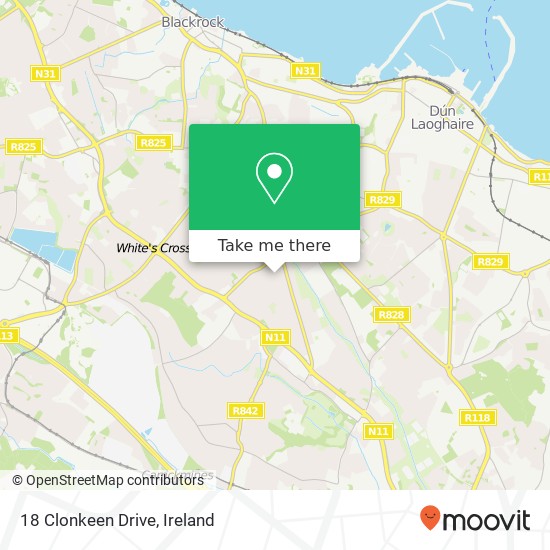 18 Clonkeen Drive map
