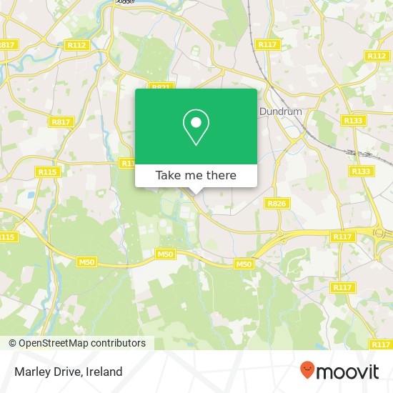 Marley Drive map