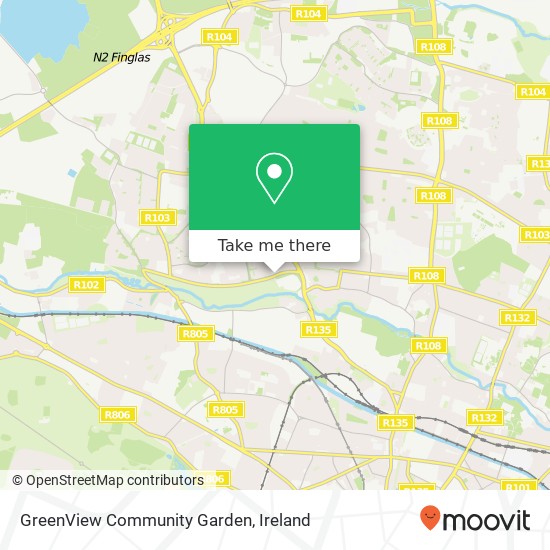 GreenView Community Garden map
