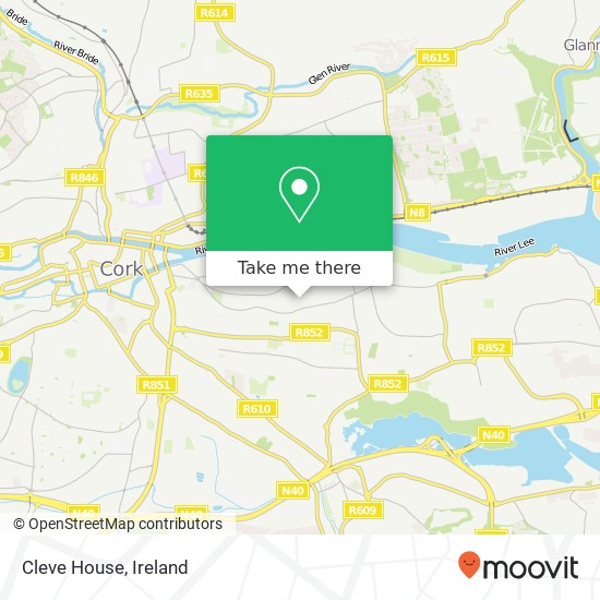 Cleve House map
