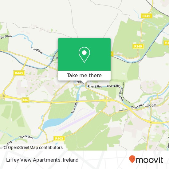 Liffey View Apartments map