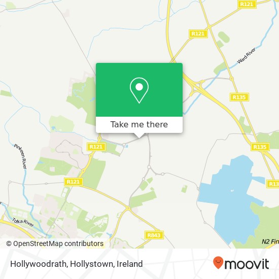 Hollywoodrath, Hollystown map