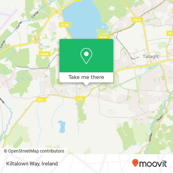 Kiltalown Way map