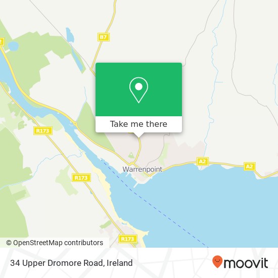 34 Upper Dromore Road map