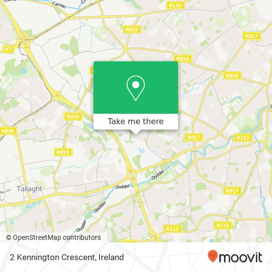 2 Kennington Crescent map